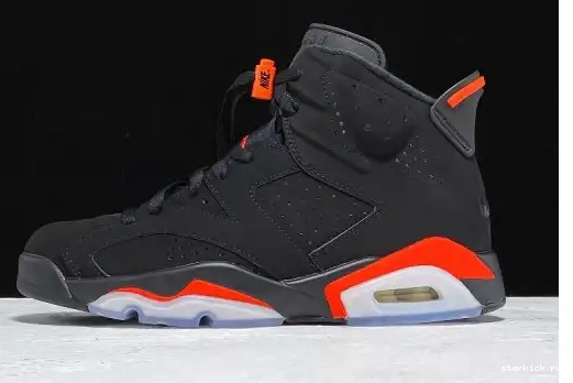 2019 384664-060 JORDAN RETRO BLACK OG AIR 6 INFRARED 384664-060 0628